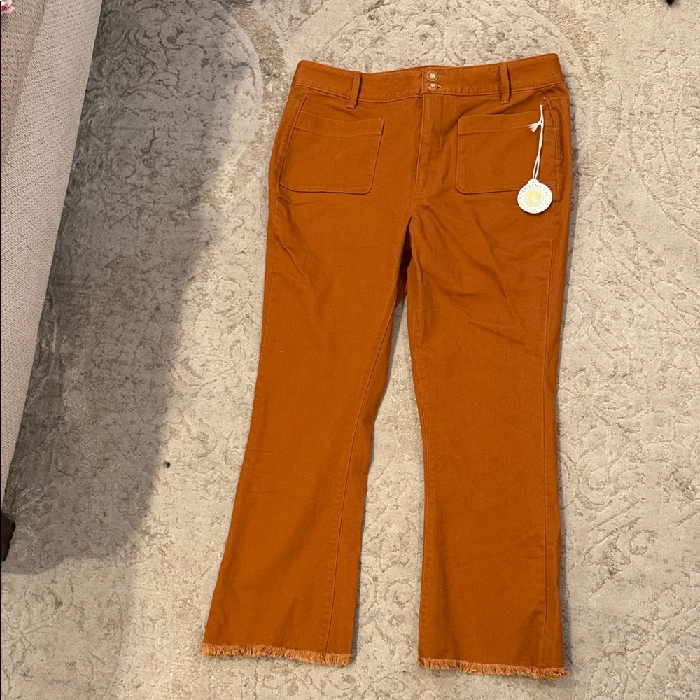 Spartina 449 Burnt Orange Buttoned Pants